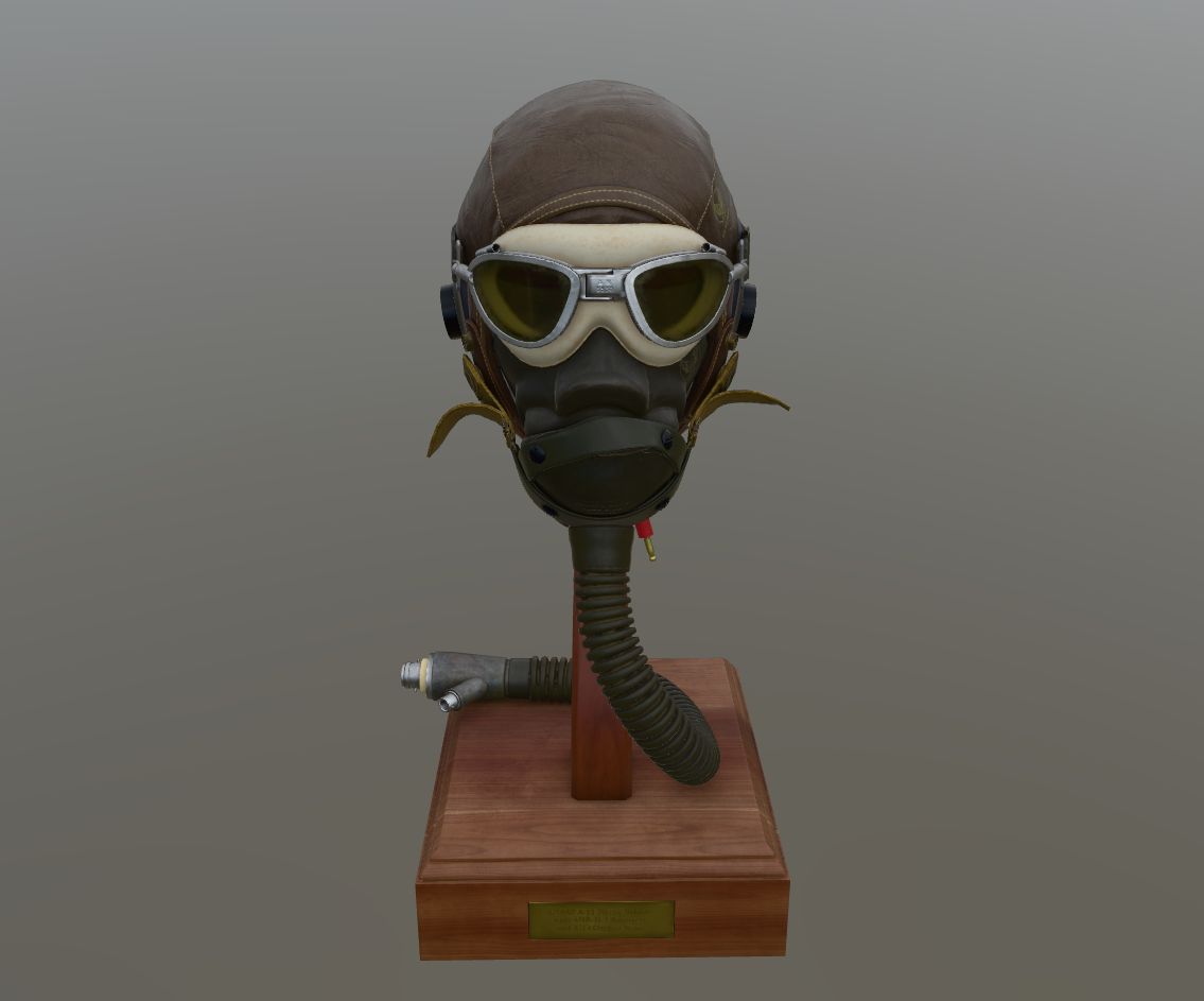 Flight helmet – real-time rendering